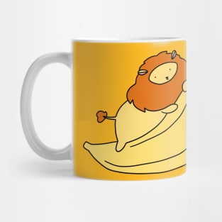 Little Lion and Giant Banana Mug